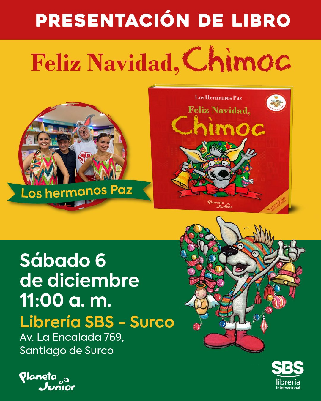 ¡FELIZ NAVIDAD, CHIMOC!