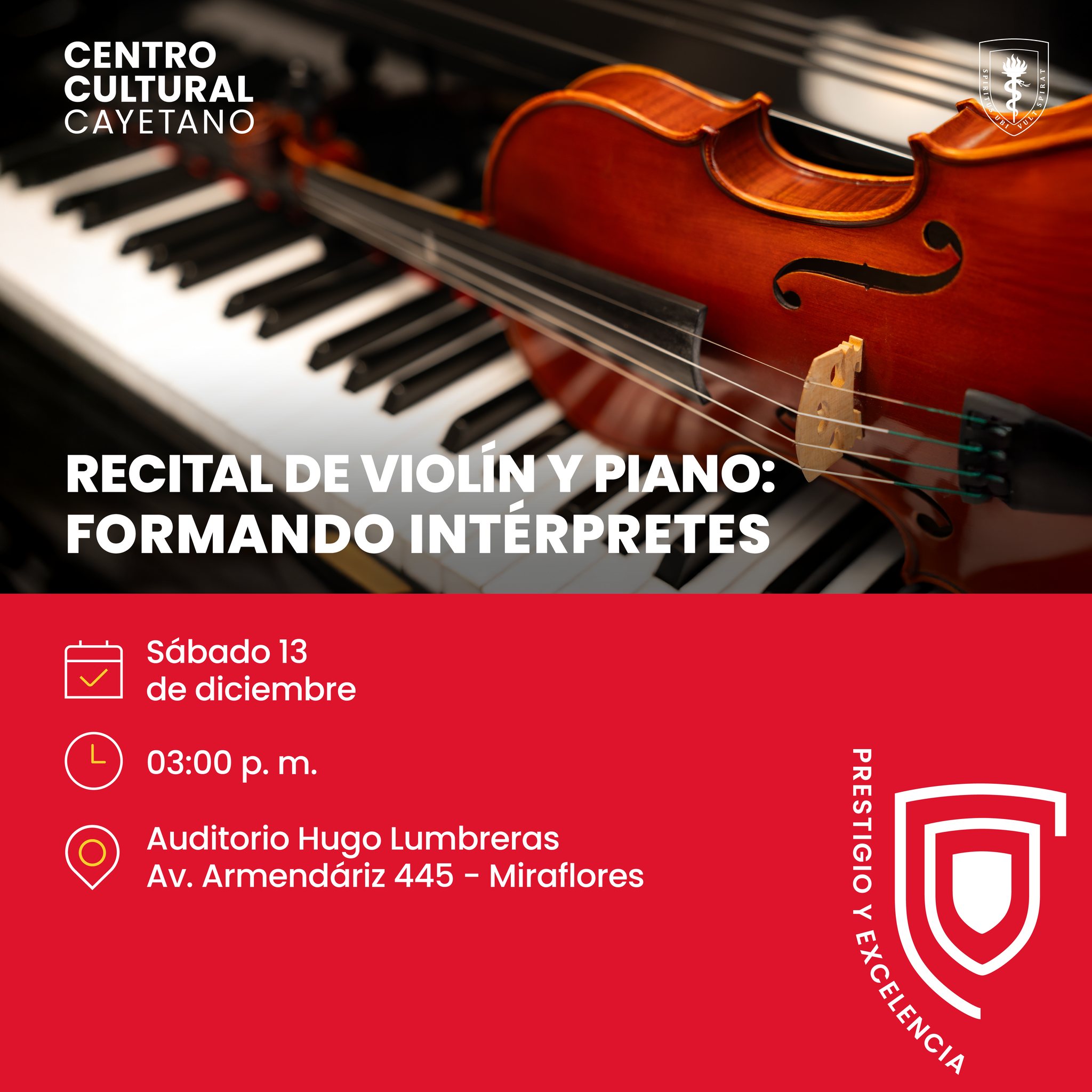 RECITAL DE VIOLÍN Y PIANO