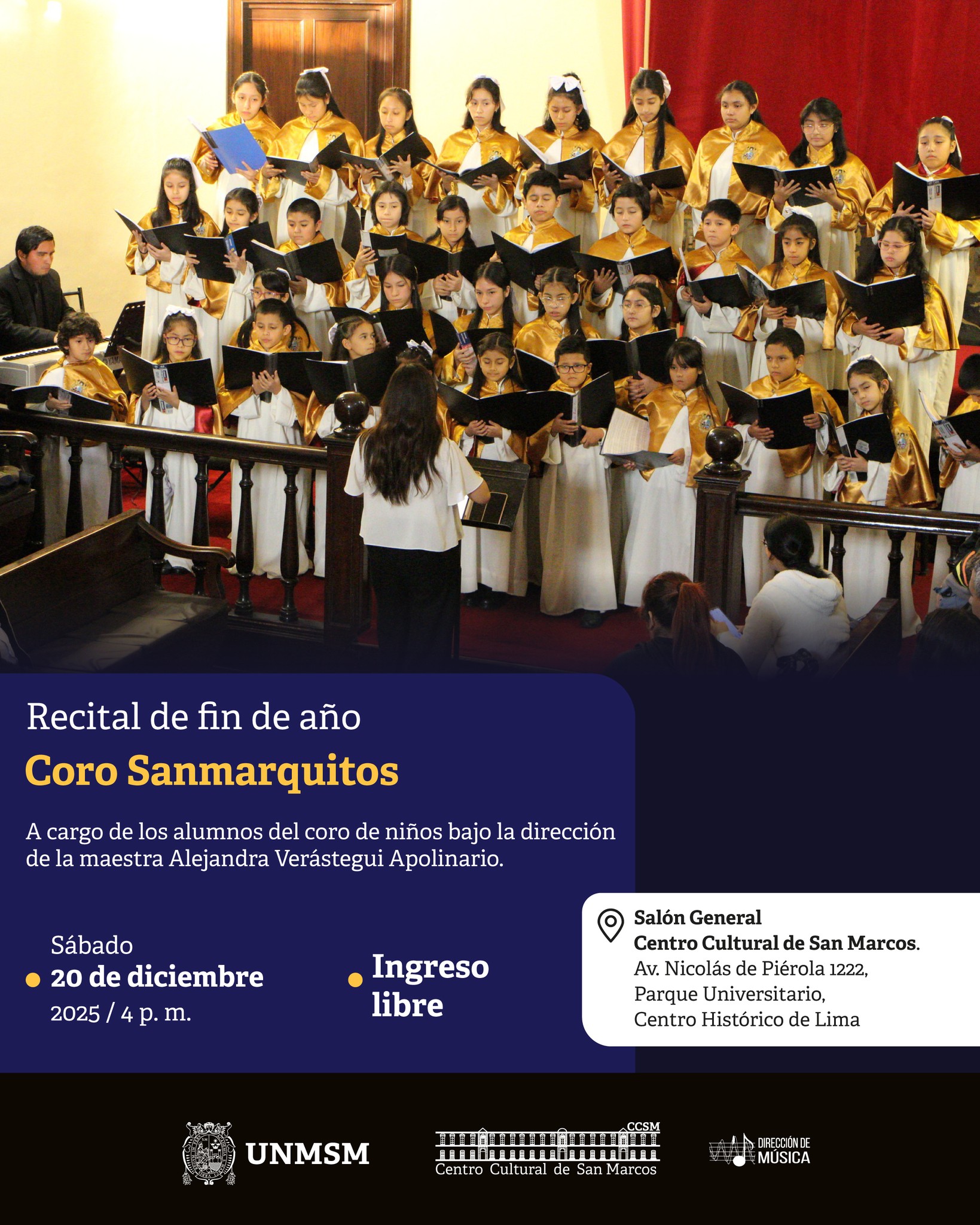 CORO DE NIÑOS SANMARQUITOS