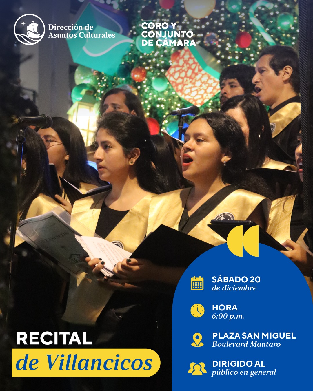 CORO Y CONJUNTO DE CÁMARA PUCP