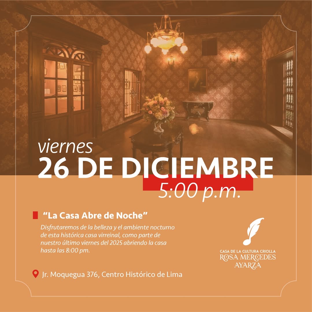 LA CASA ABRE DE NOCHE