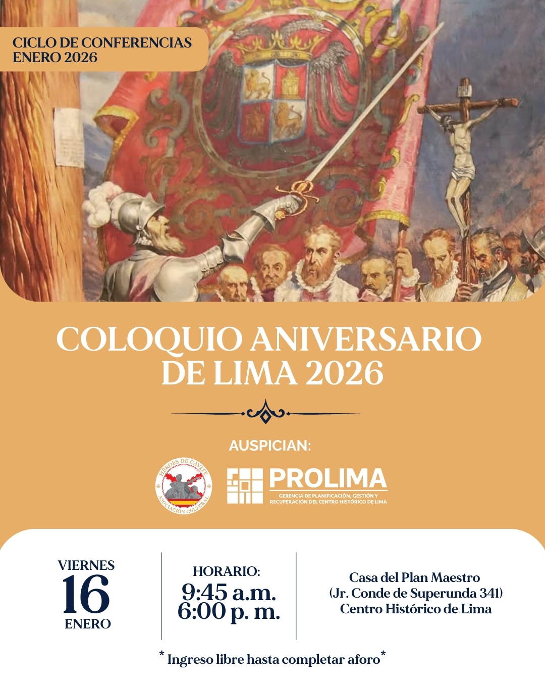 COLOQUIO ANIVERSARIO DE LIMA 2026