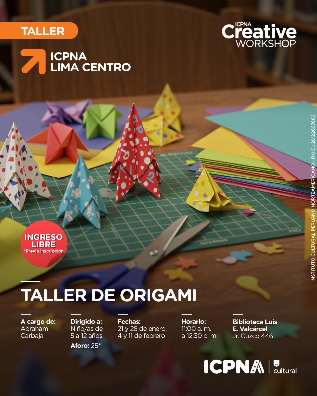 TALLER DE ORIGAMI