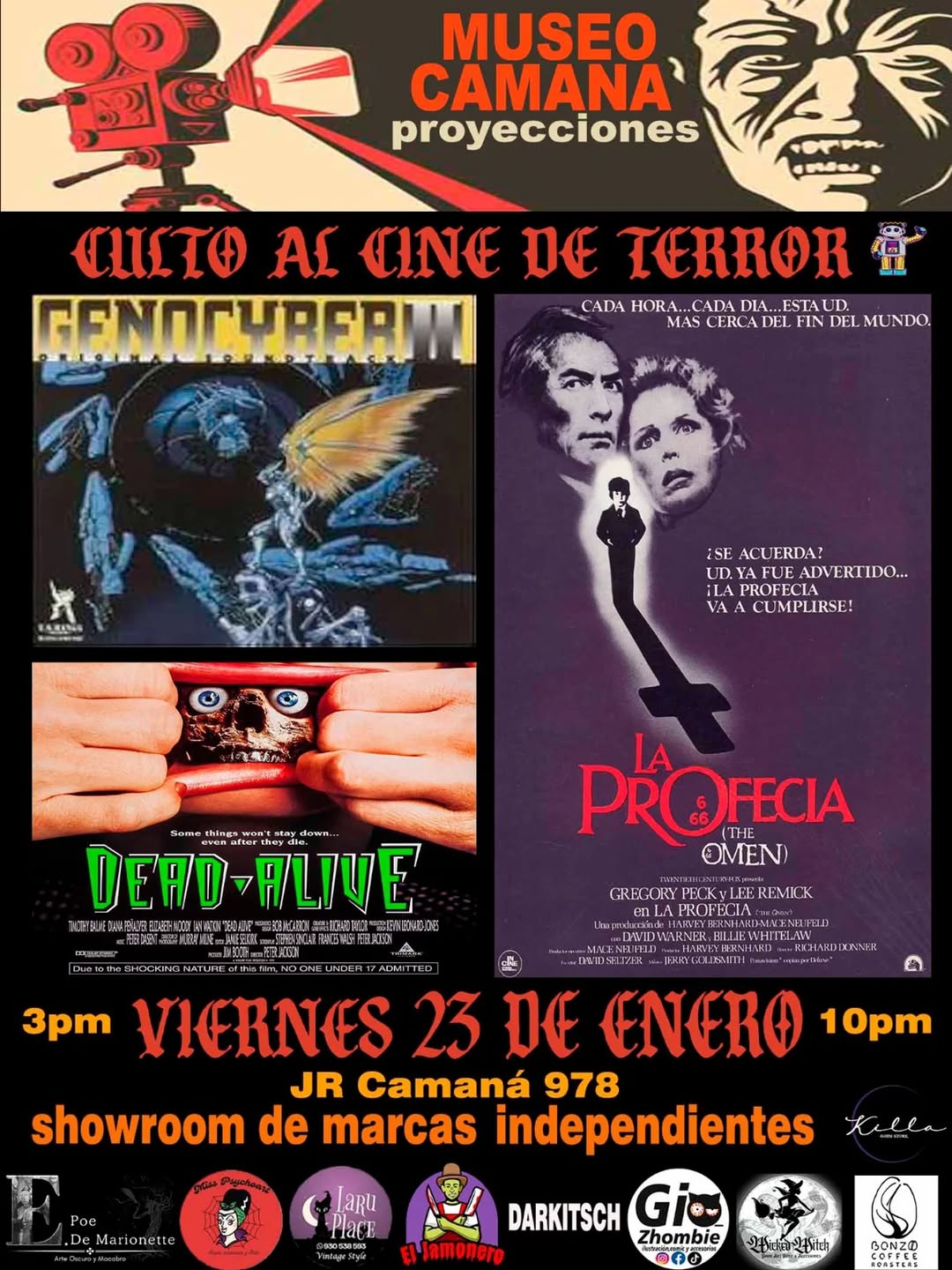 CINE DE TERROR MUSEO CAMANÁ
