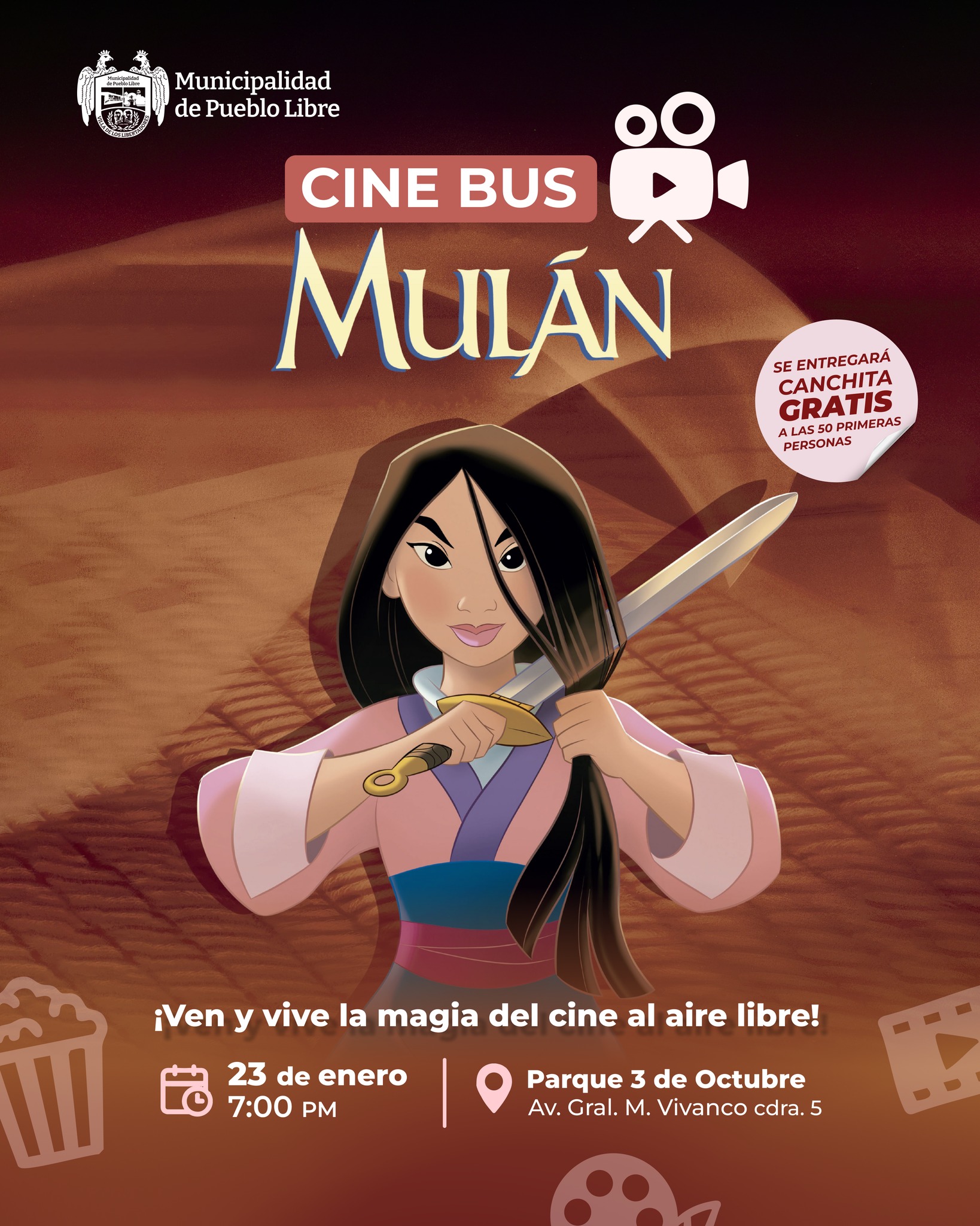 CINE BUS EN PUEBLO LIBRE