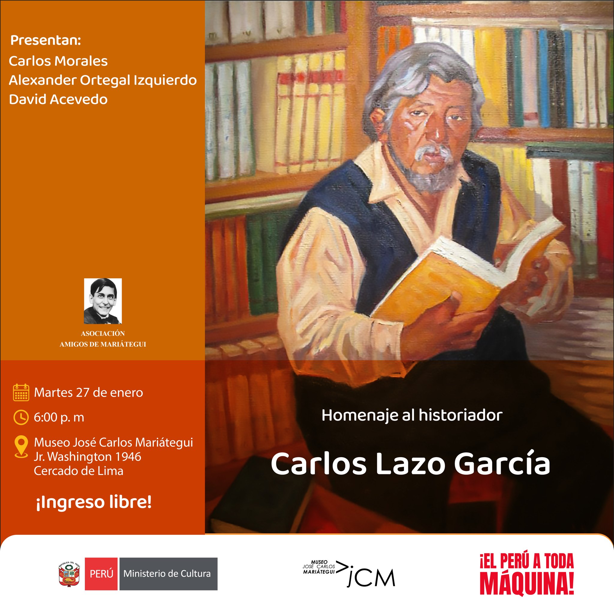 HOMENAJE A  CARLOS LAZO