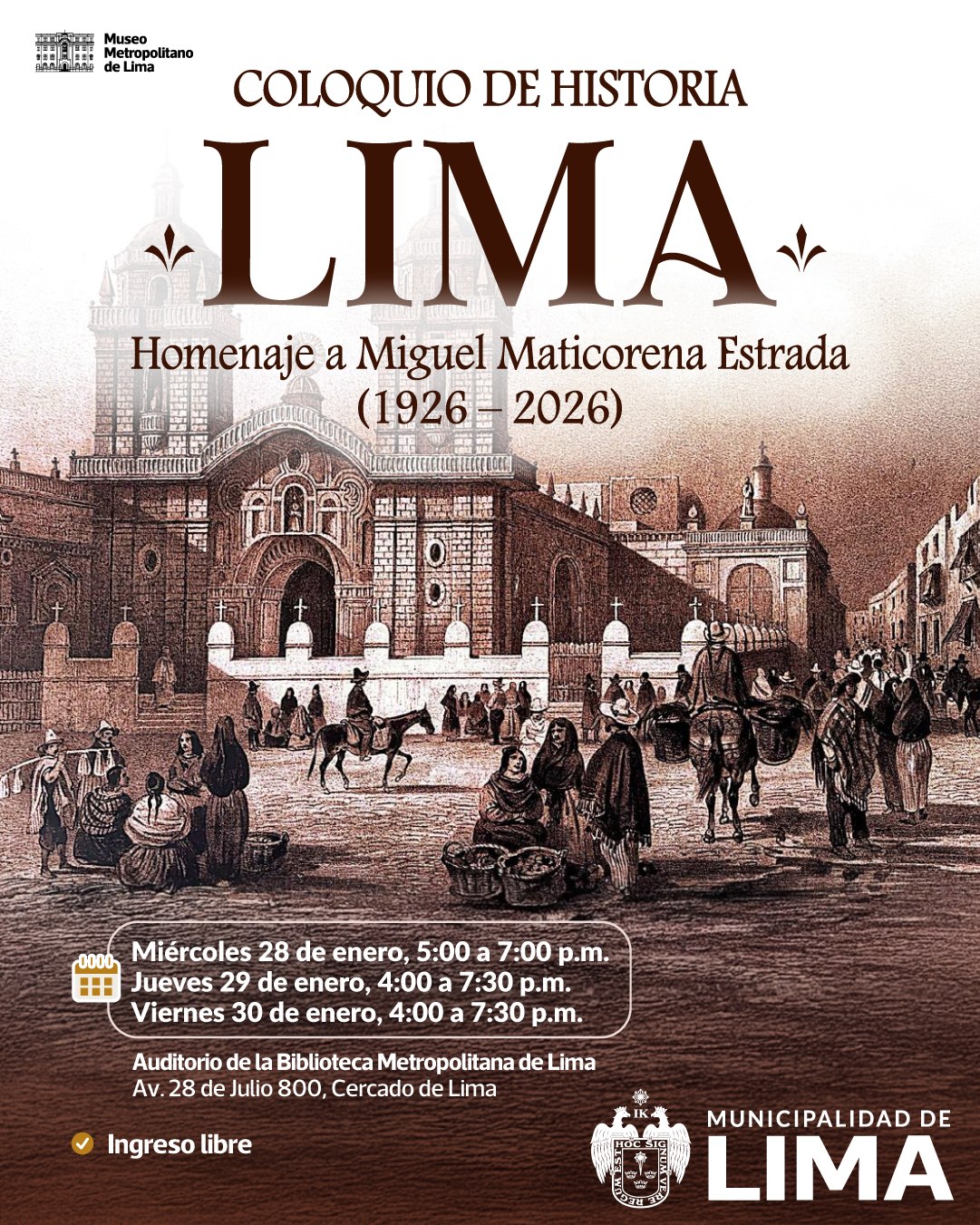 COLOQUIO DE HISTORIA DE LIMA