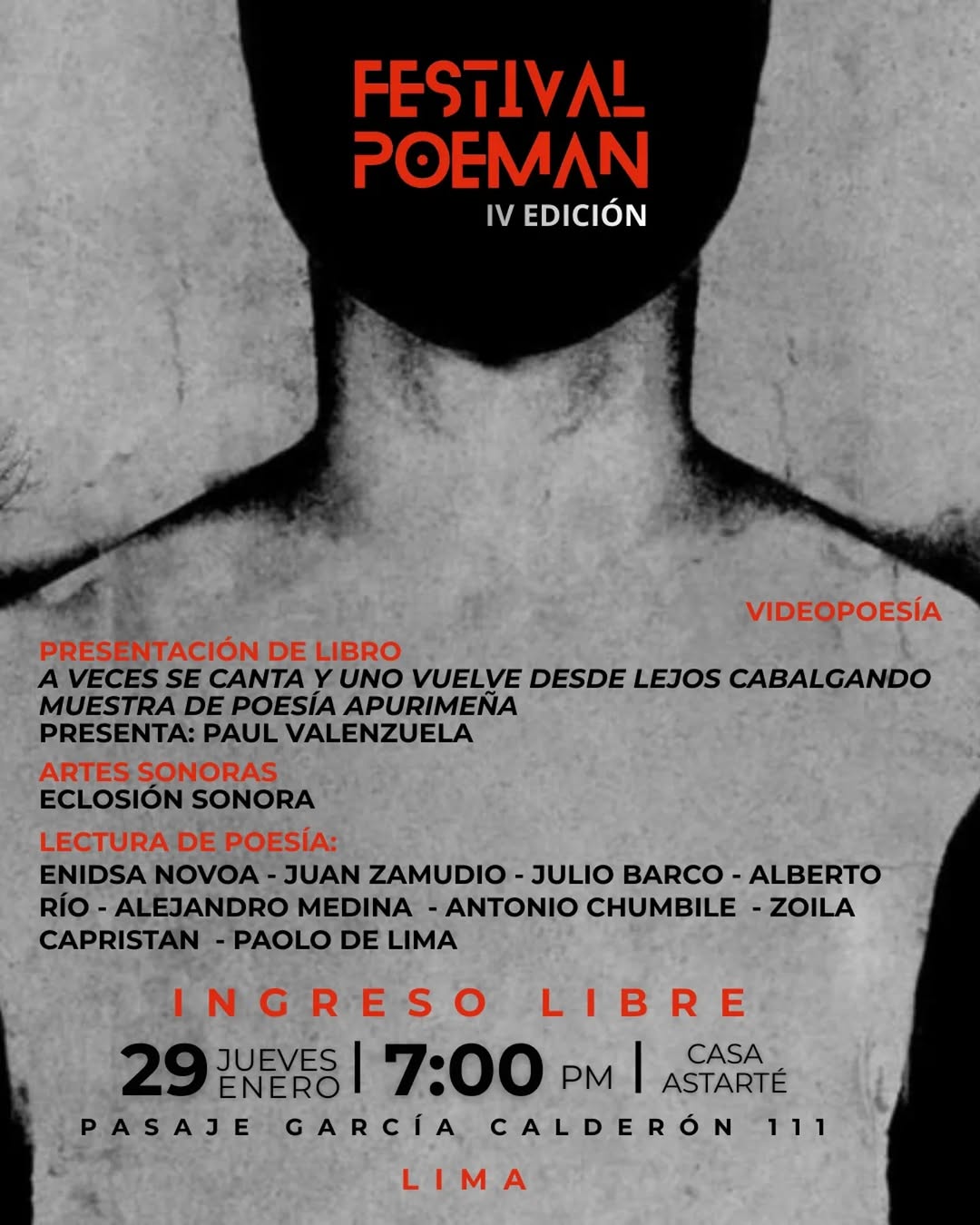 FESTIVAL POEMAN IV EDICIÓN