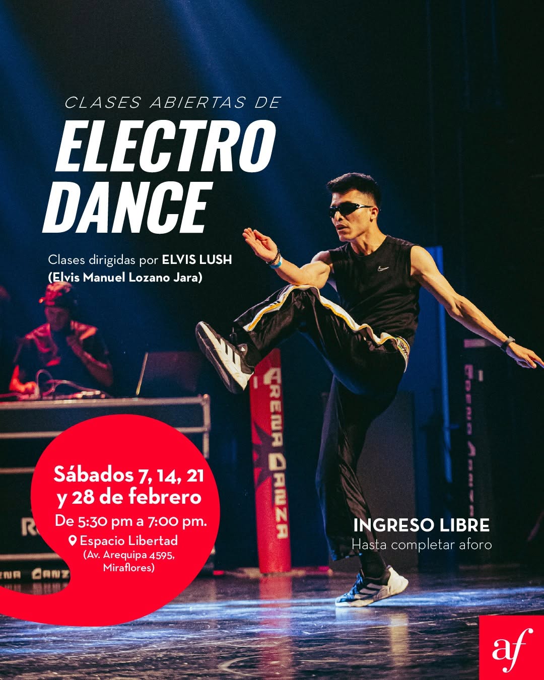 CLASES ABIERTAS ELECTRO DANCE