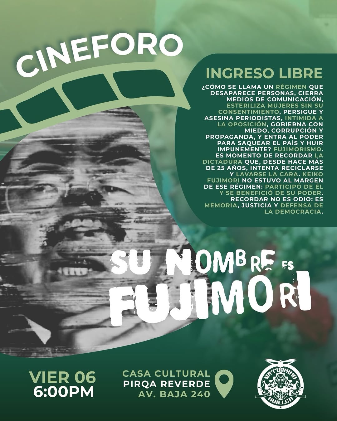 SU NOMBRE ES FUJIMORI