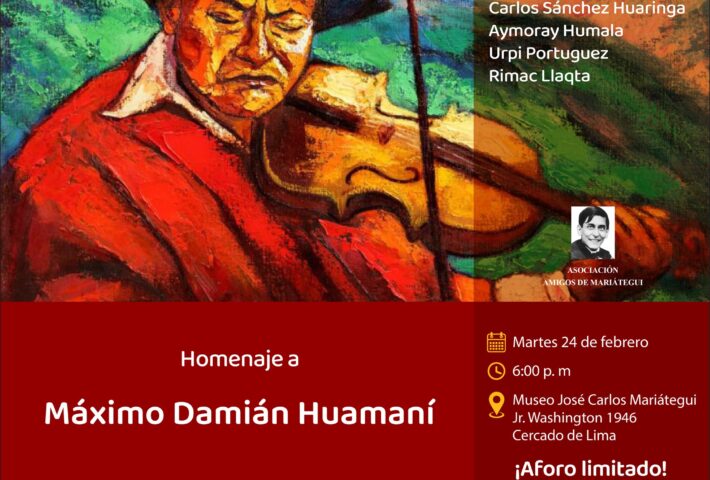 MÁXIMO DAMIÁN HUAMANÍ