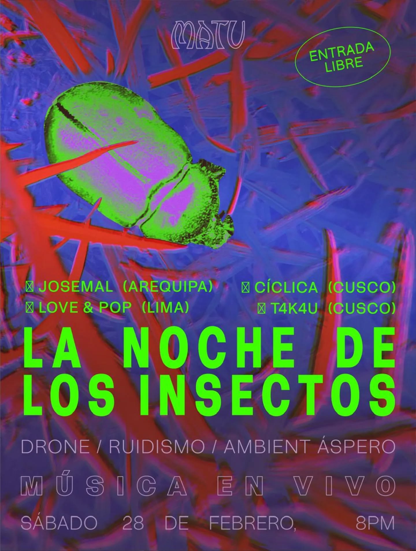 LA NOCHE DE LOS INSECTOS