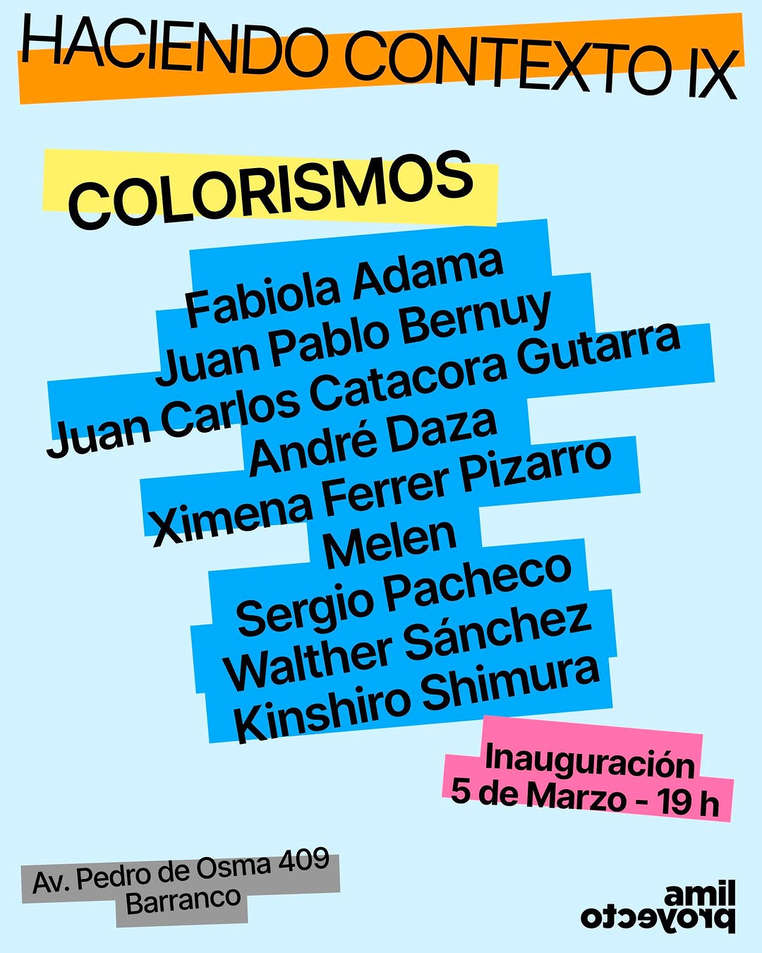 HACIENDO CONTEXTO IX COLORISMOS