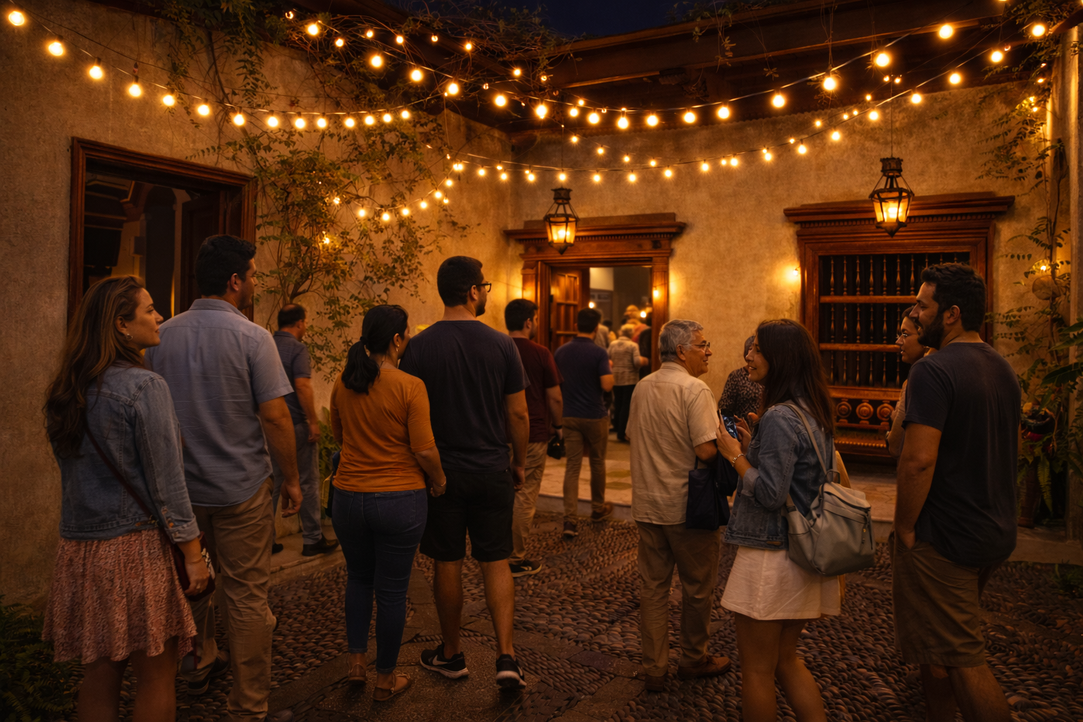 LA CASA ABRE DE NOCHE