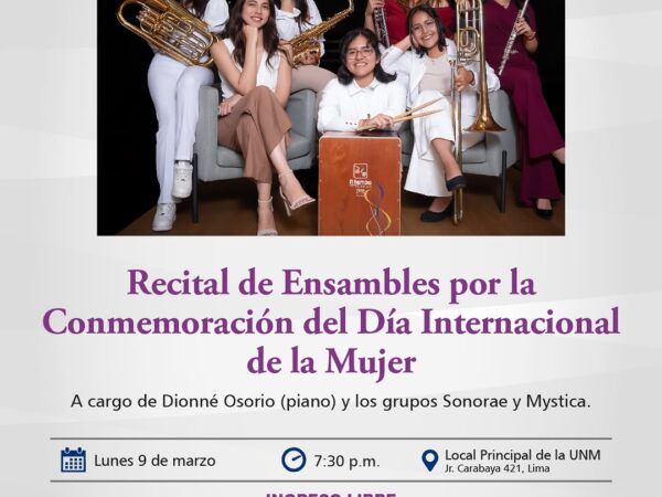 RECITAL ENSAMBLES DÍA MUJER