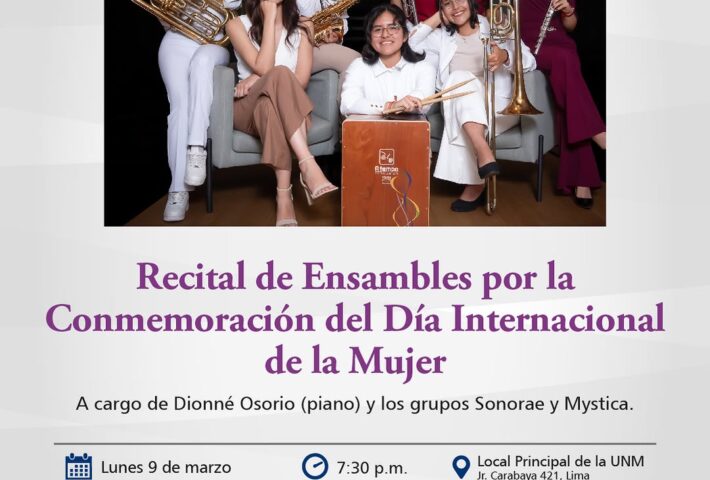 RECITAL ENSAMBLES DÍA MUJER