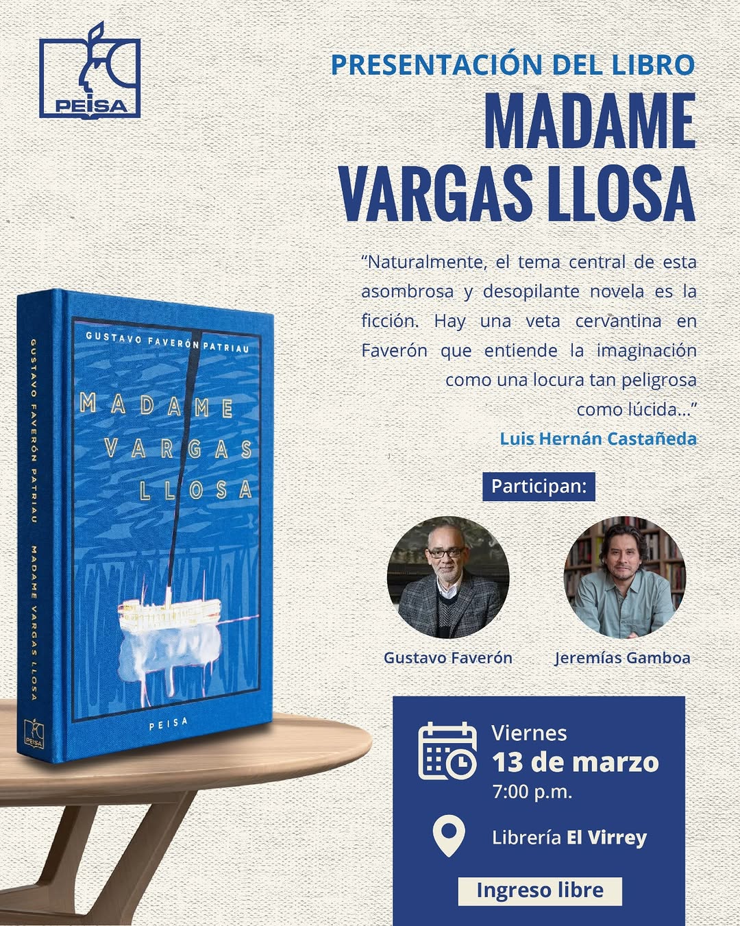 MADAME VARGAS LLOSA