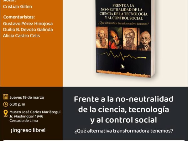 FRENTE A LA NO-NEUTRALIDAD DE LA CIENCIA