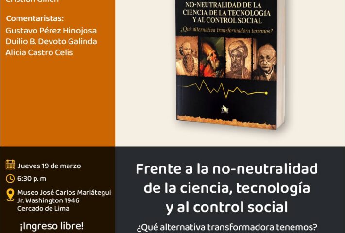 FRENTE A LA NO-NEUTRALIDAD DE LA CIENCIA