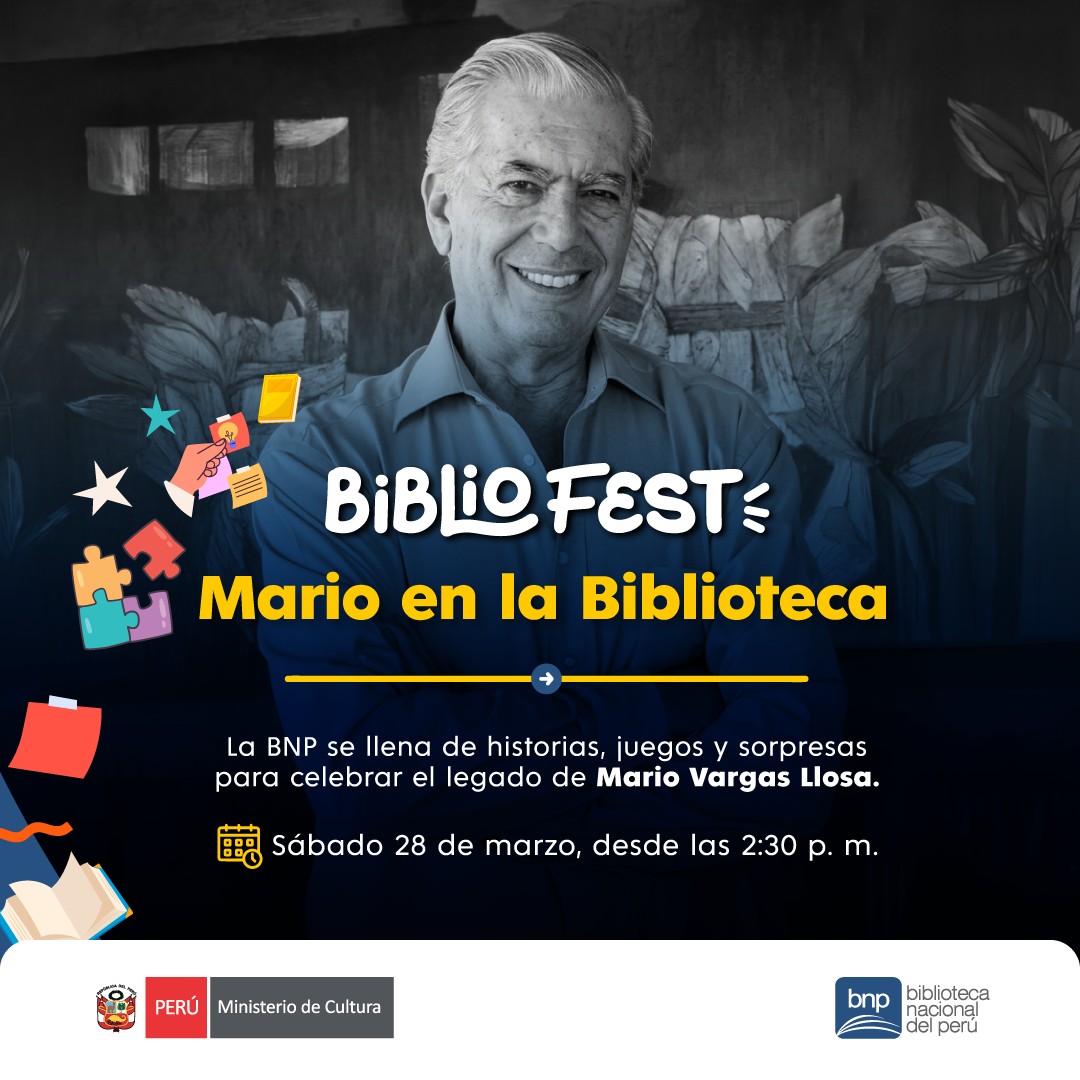 BIBLIOFEST: MARIO EN LA BIBLIOTECA