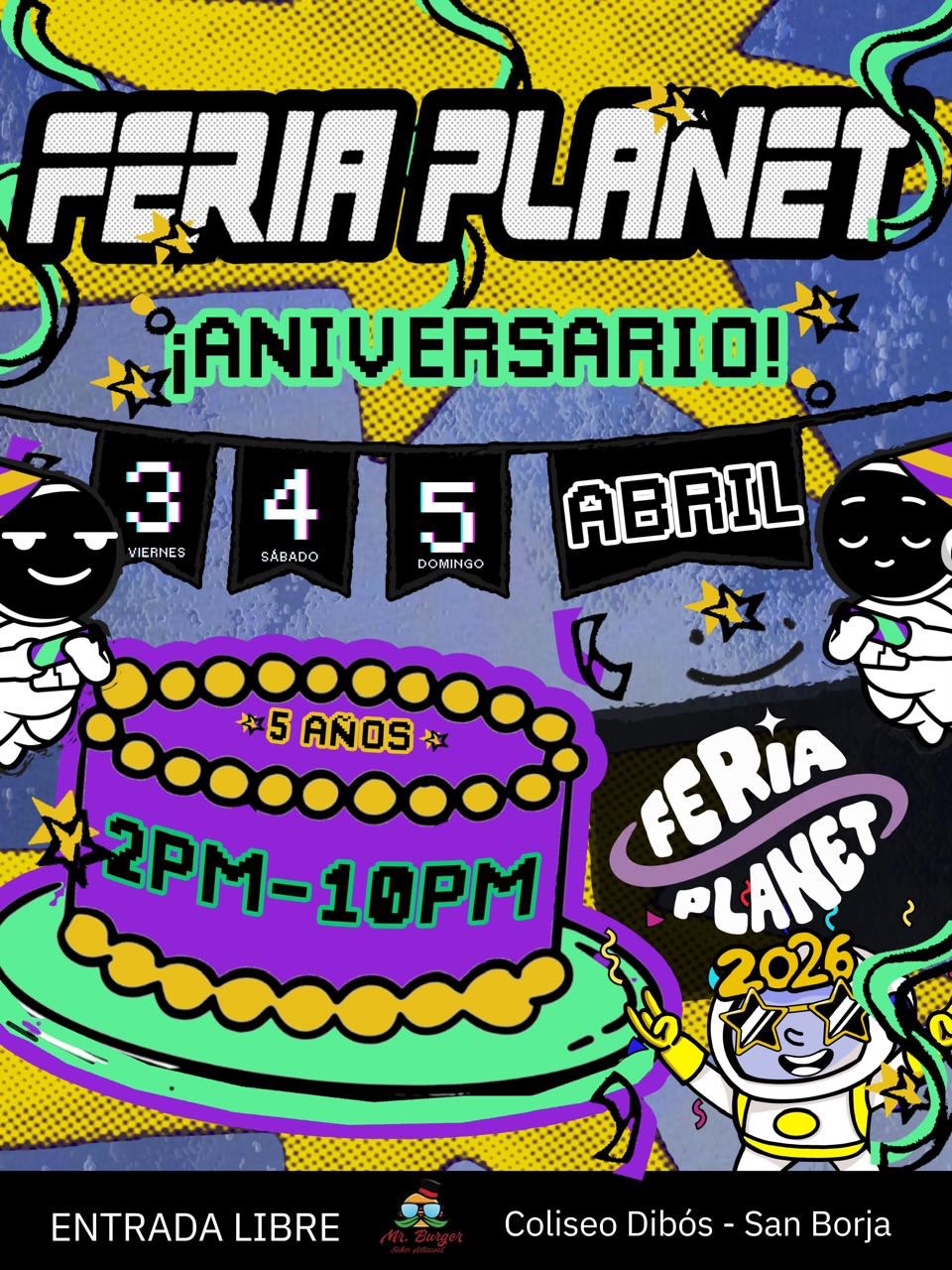 FERIA PLANET ANIVERSARIO 5 AÑOS