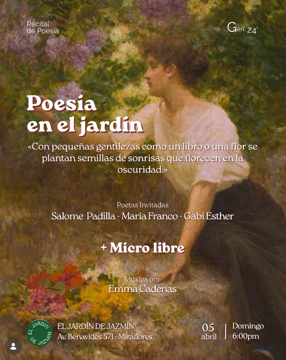 POESÍA EN EL JARDÍN