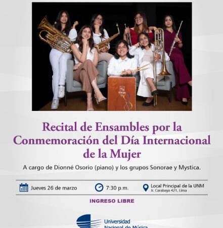RECITAL ENSAMBLES DÍA MUJER