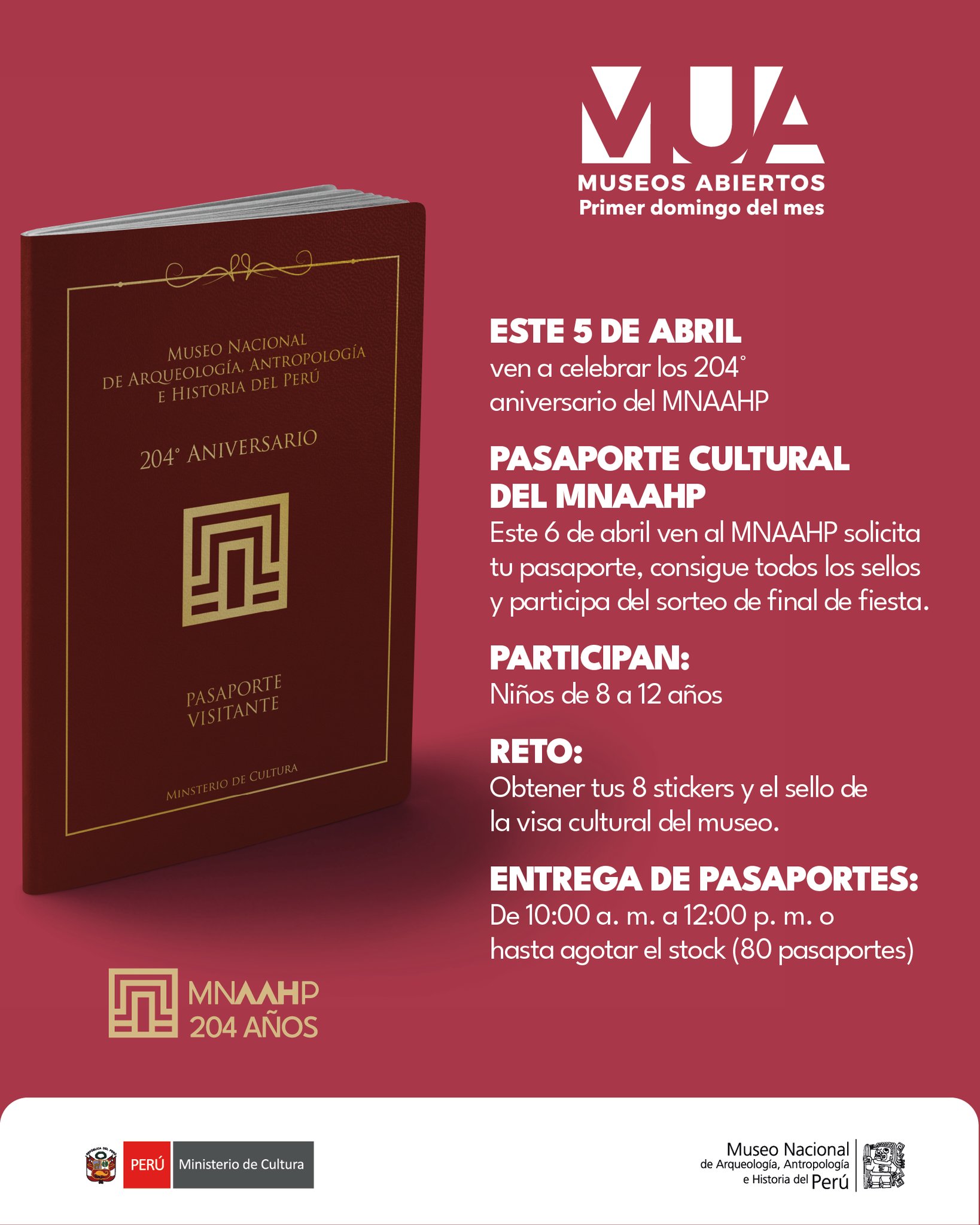 PASAPORTE CULTURAL DEL MNAAHP