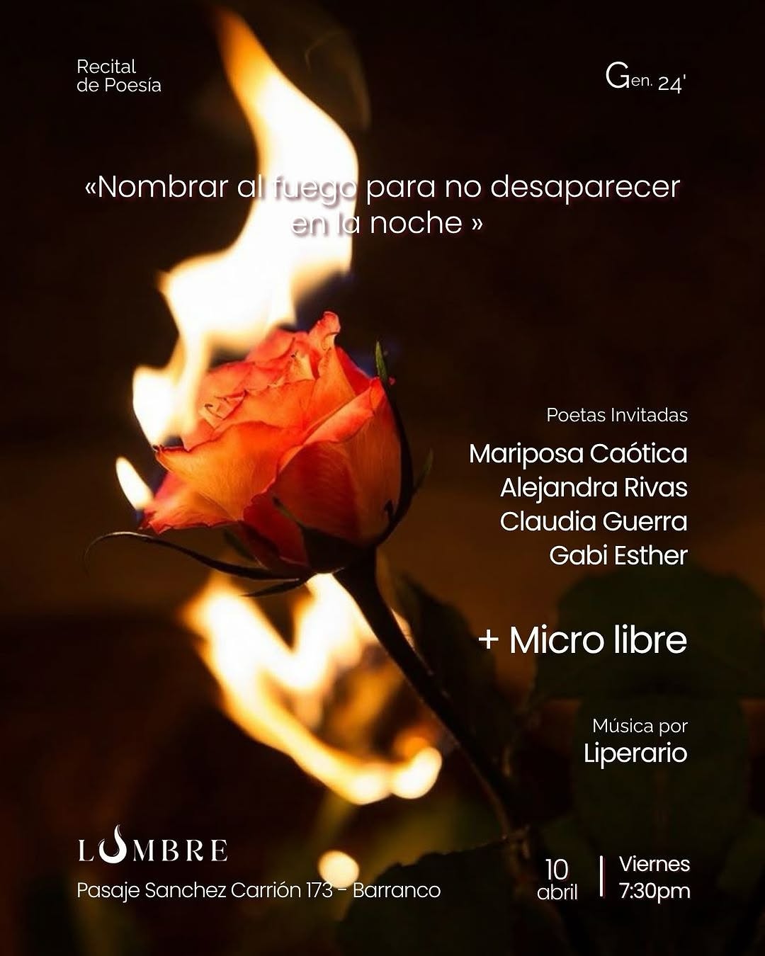 RECITAL DE POESÍA GEN24