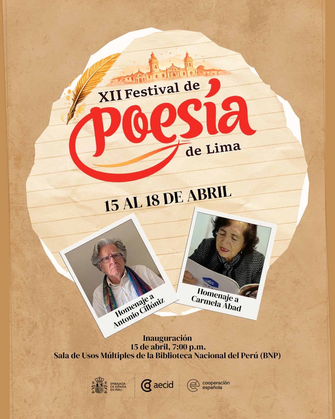XII FESTIVAL DE POESÍA DE LIMA