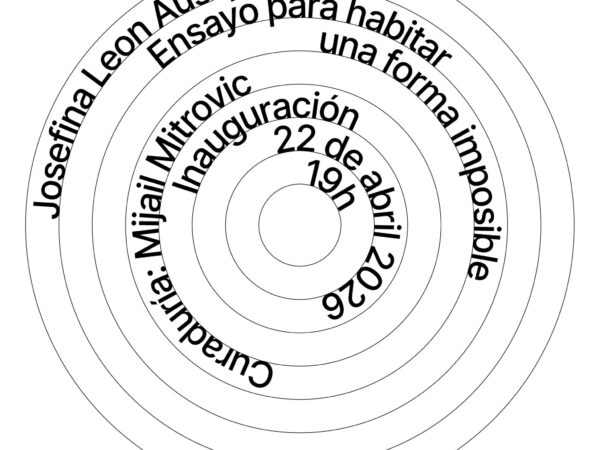 ENSAYO PARA HABITAR UNA FORMA IMPOSIBLE