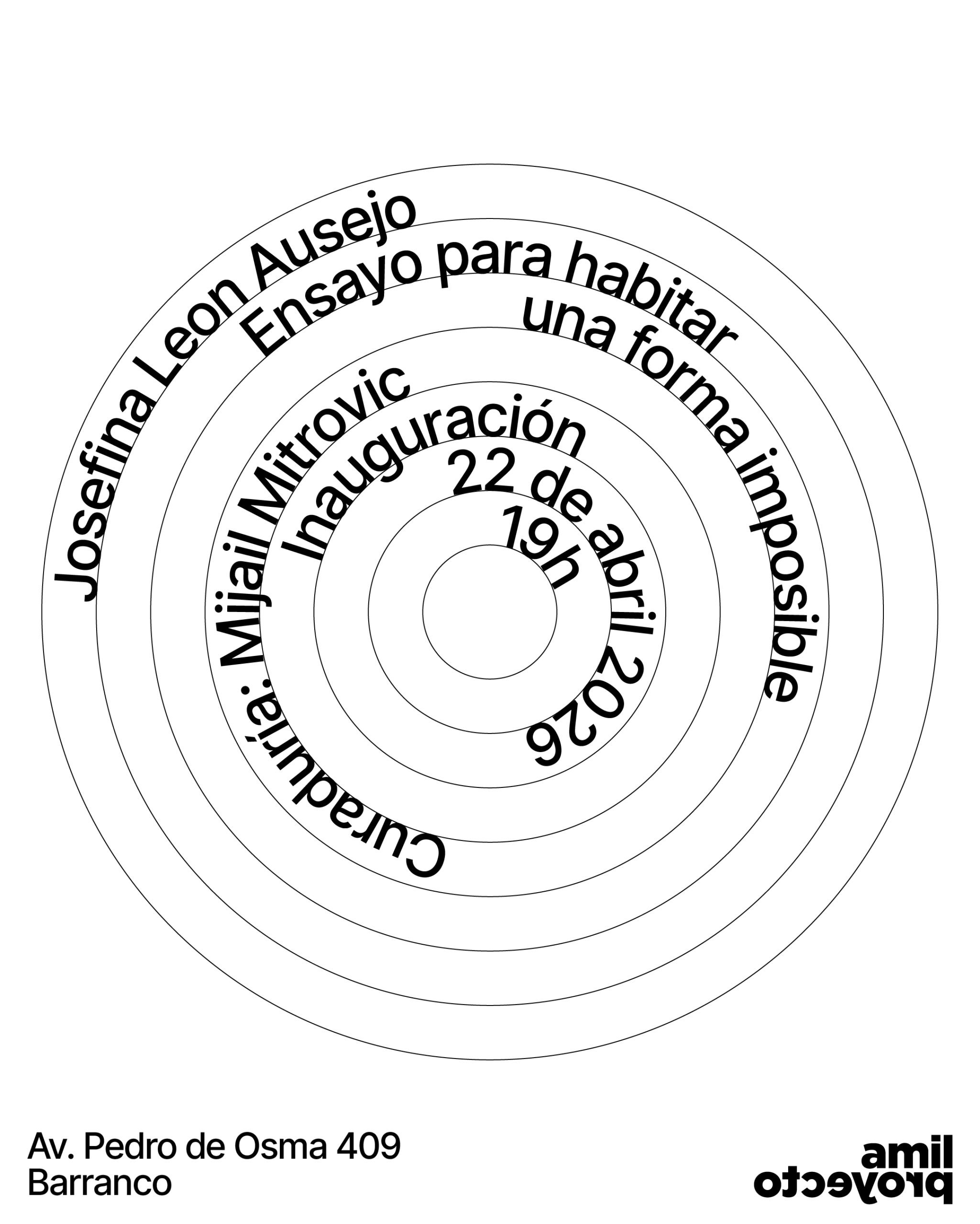 ENSAYO PARA HABITAR UNA FORMA IMPOSIBLE