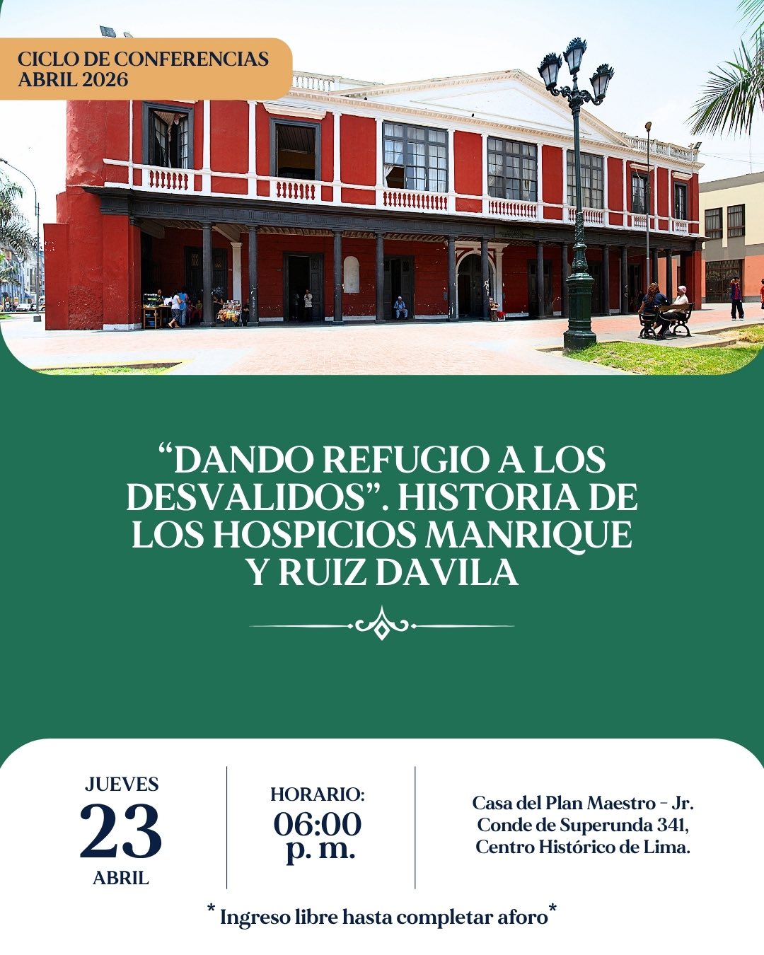 DANDO REFUGIO A LOS DESVALIDOS