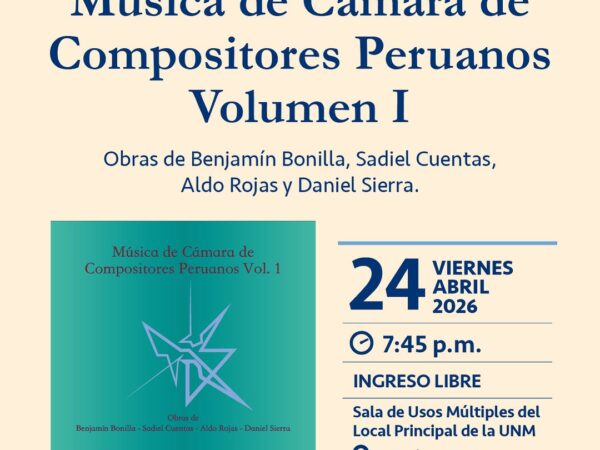 MÚSICA DE CÁMARA COMPOSITORES PERUANOS