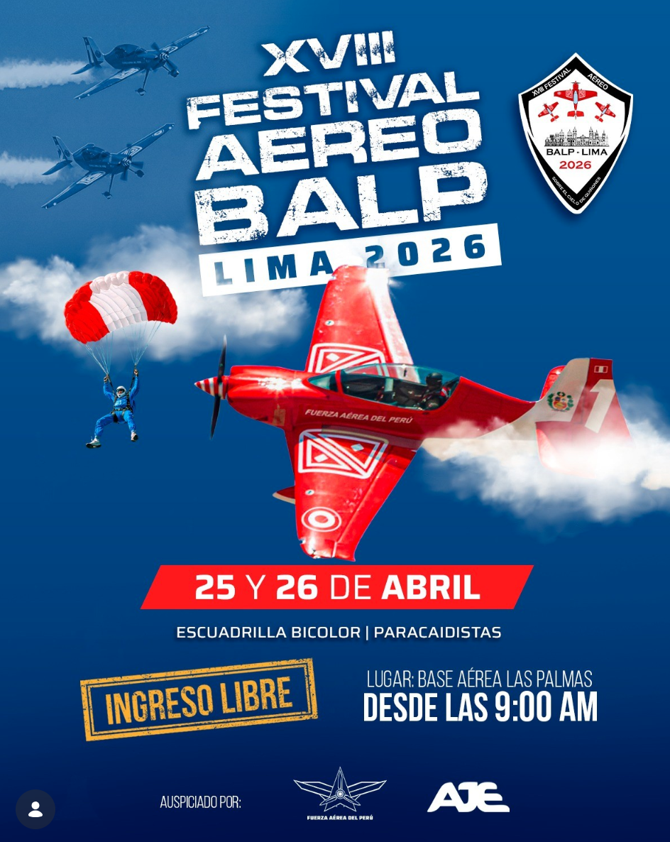 FESTIVAL AÉREO BALP LIMA 2026