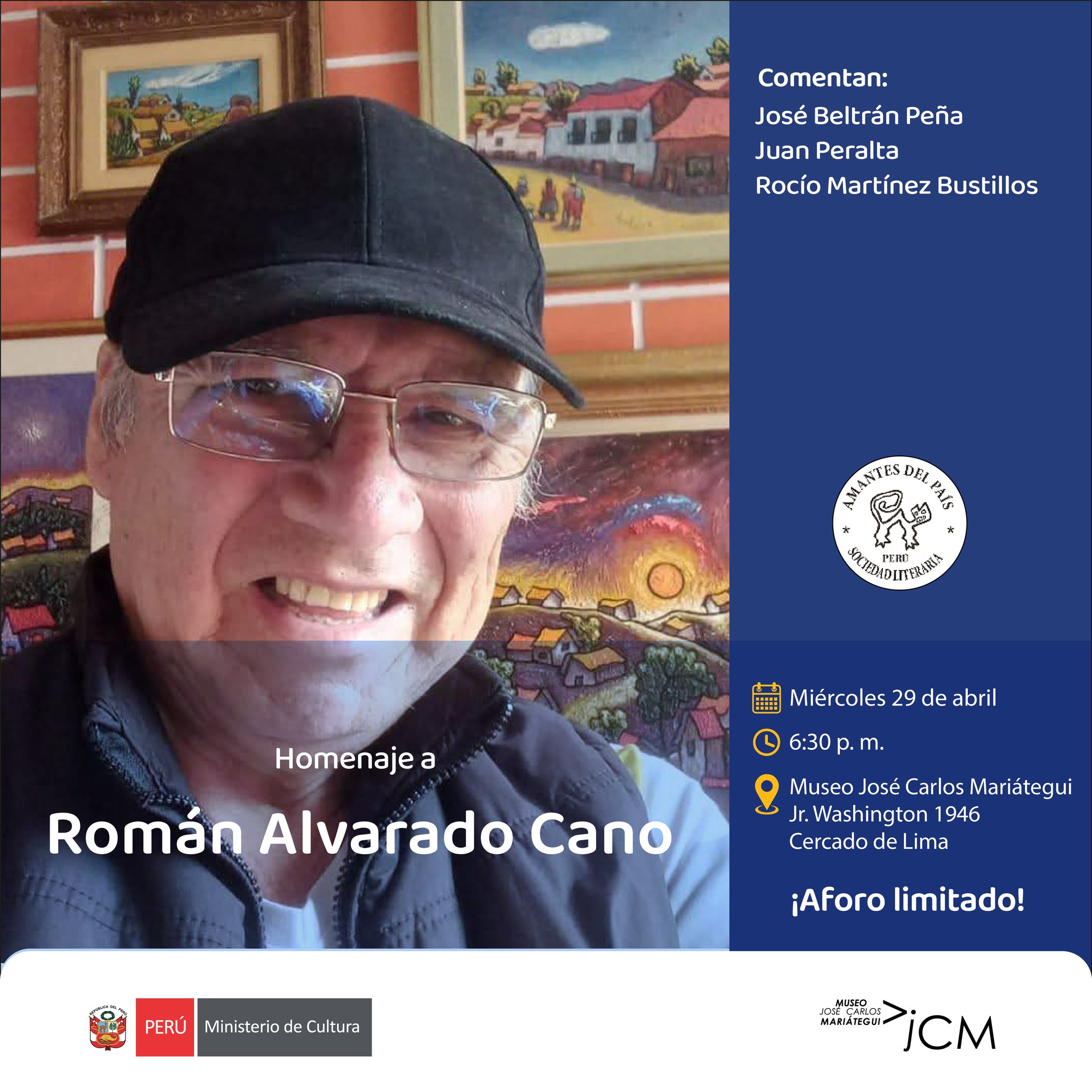 HOMENAJE A ROMÁN ALVARADO CANO