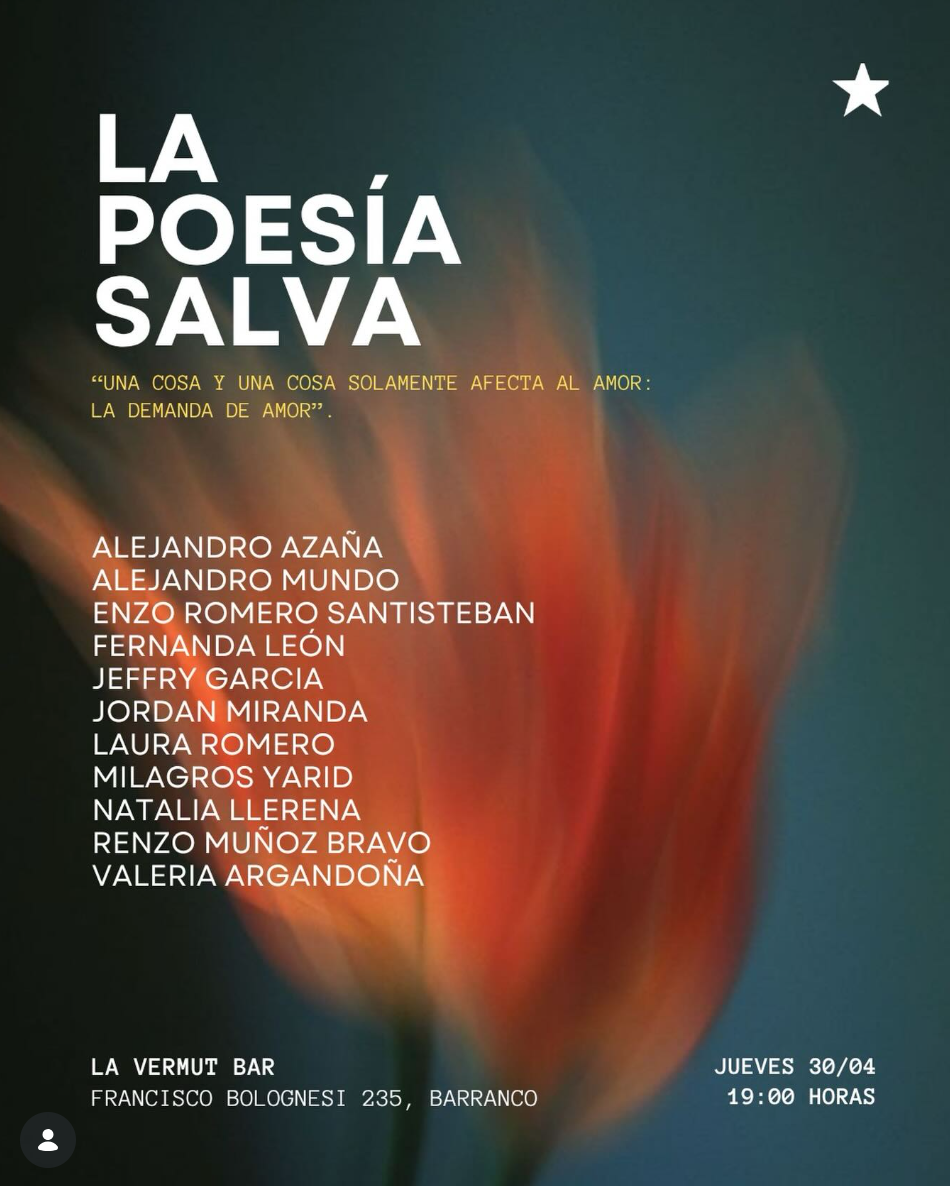 LA POESÍA SALVA