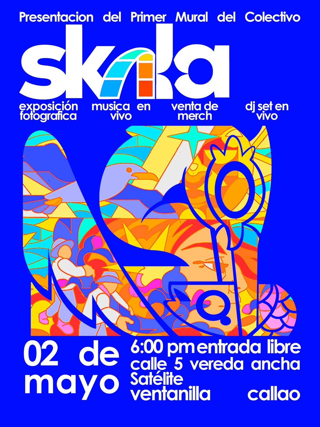 MURAL DEL COLECTIVO SKALA