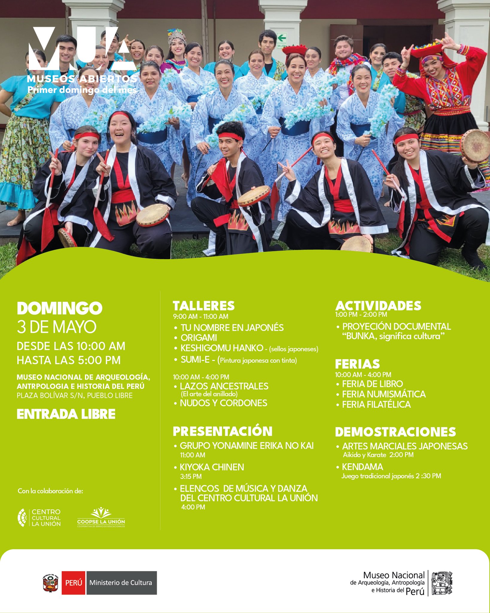 MUSEOS ABIERTOS EN EL MNAAHP