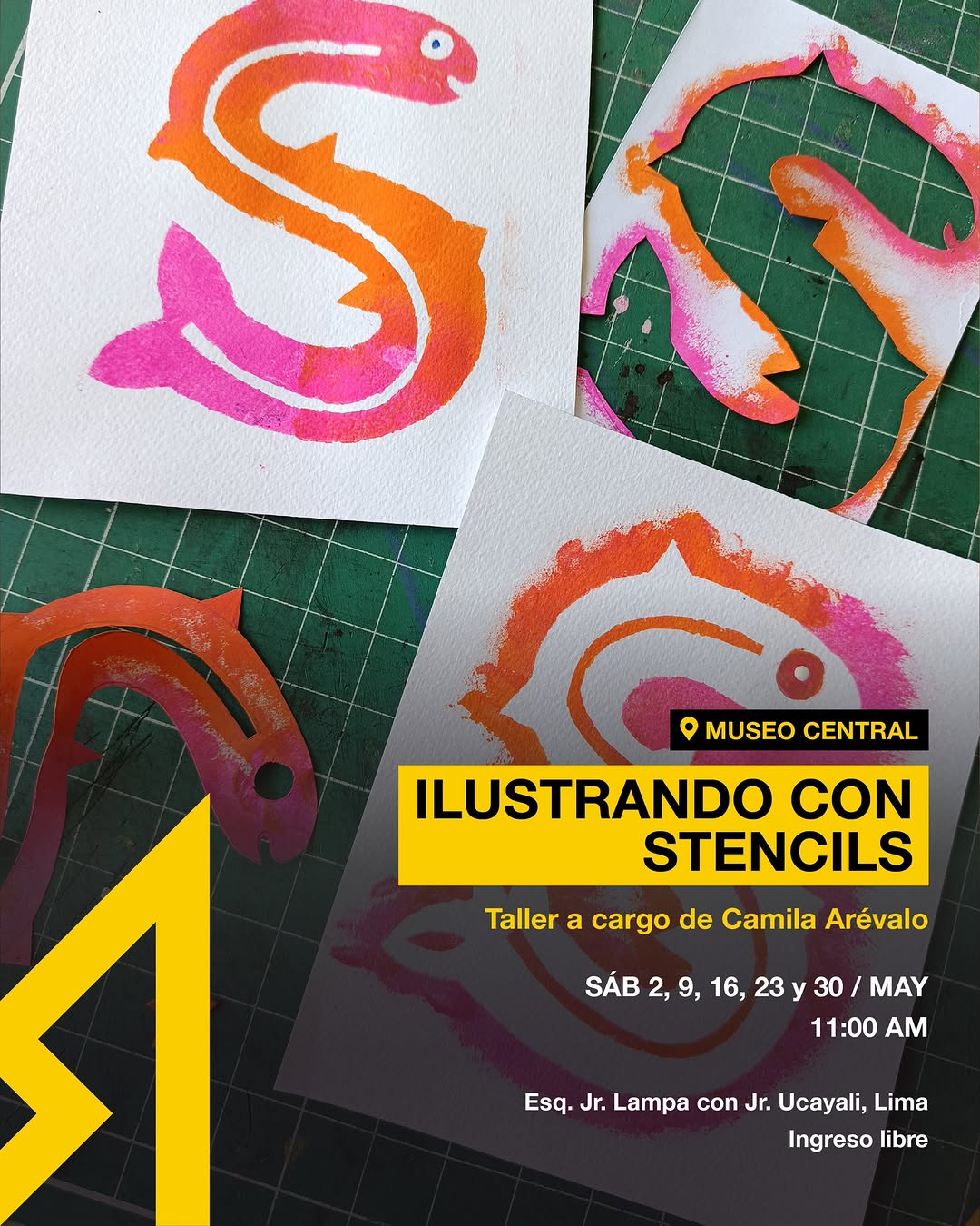 ILUSTRANDO CON STENCILS