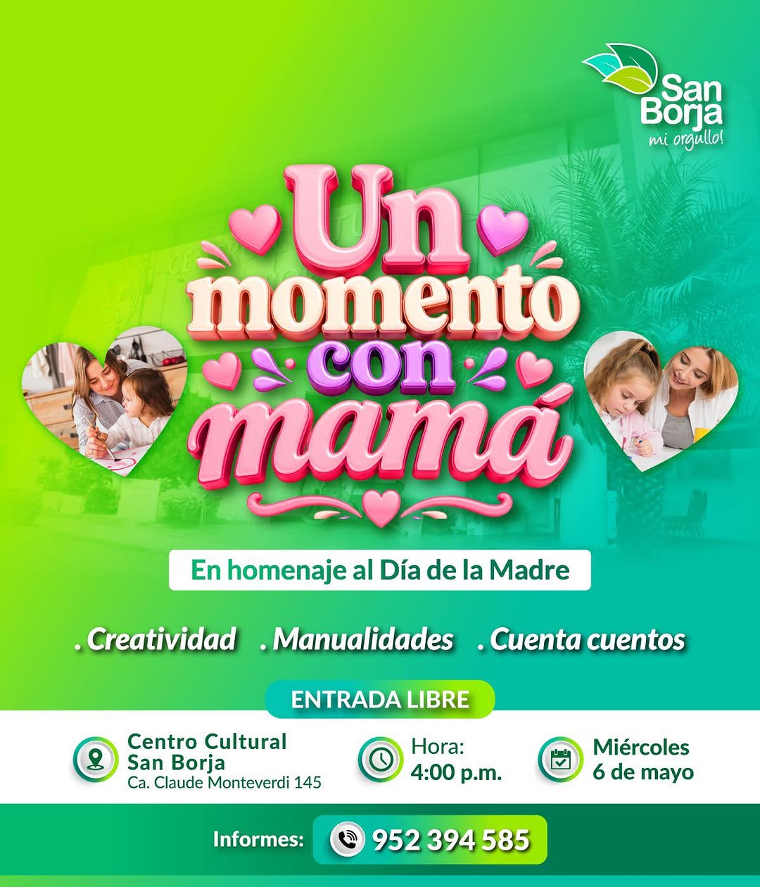 UN MOMENTO CON MAMÁ