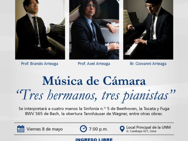 TRES HERMANOS, TRES PIANISTAS