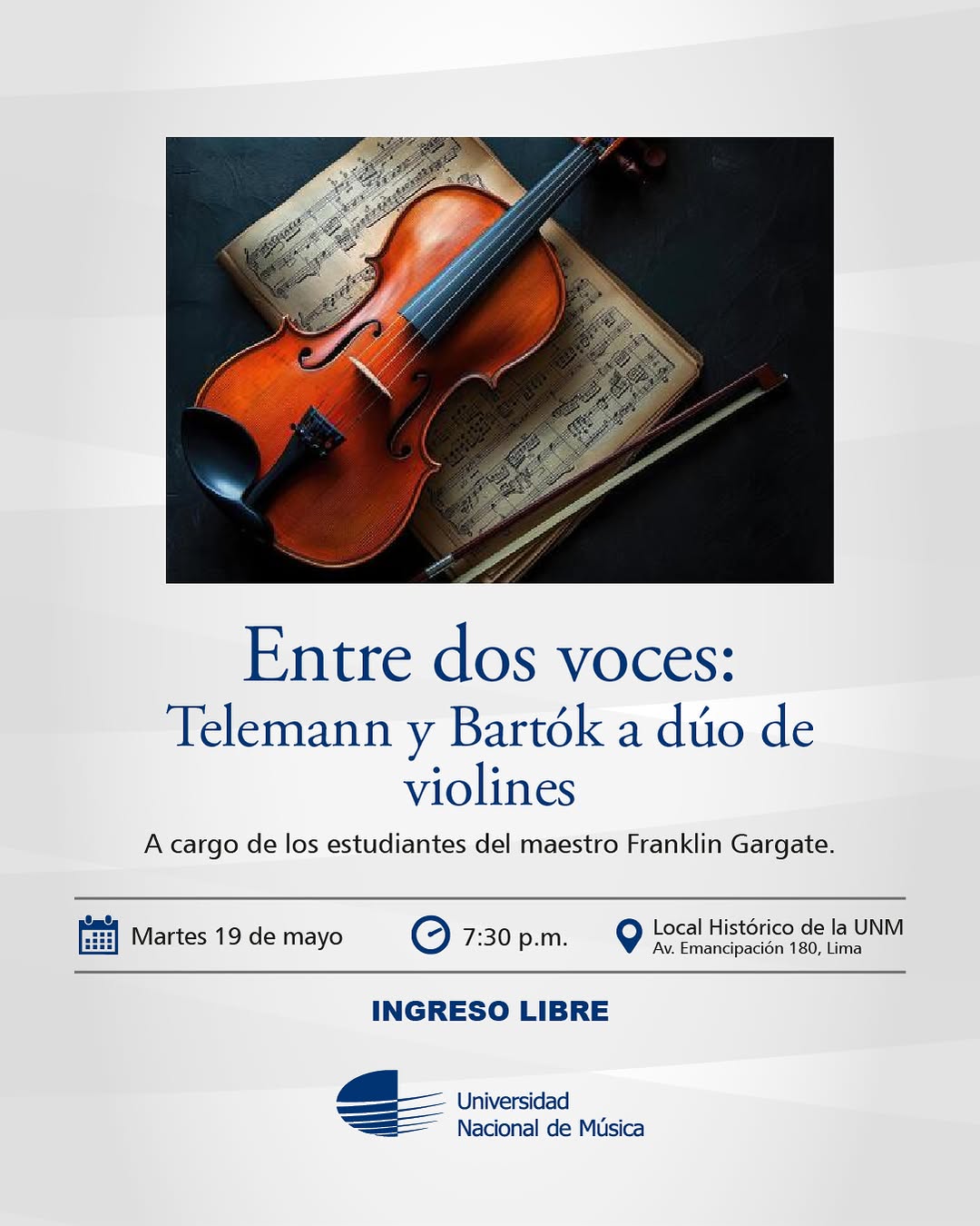 ENTRE DOS VOCES: TELEMANN Y BARTÓK