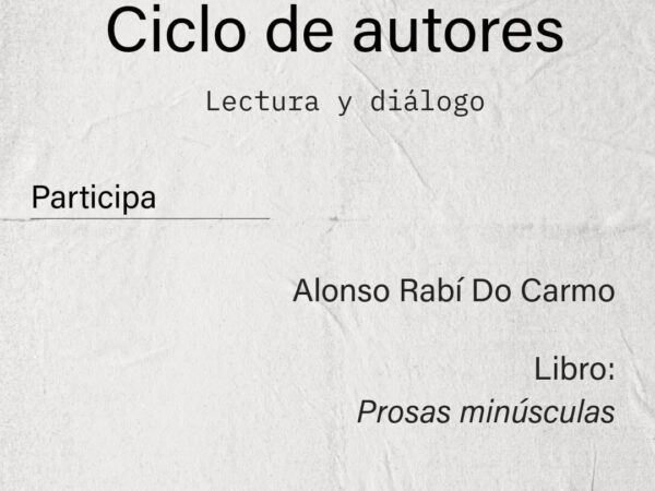 CICLO DE AUTORES