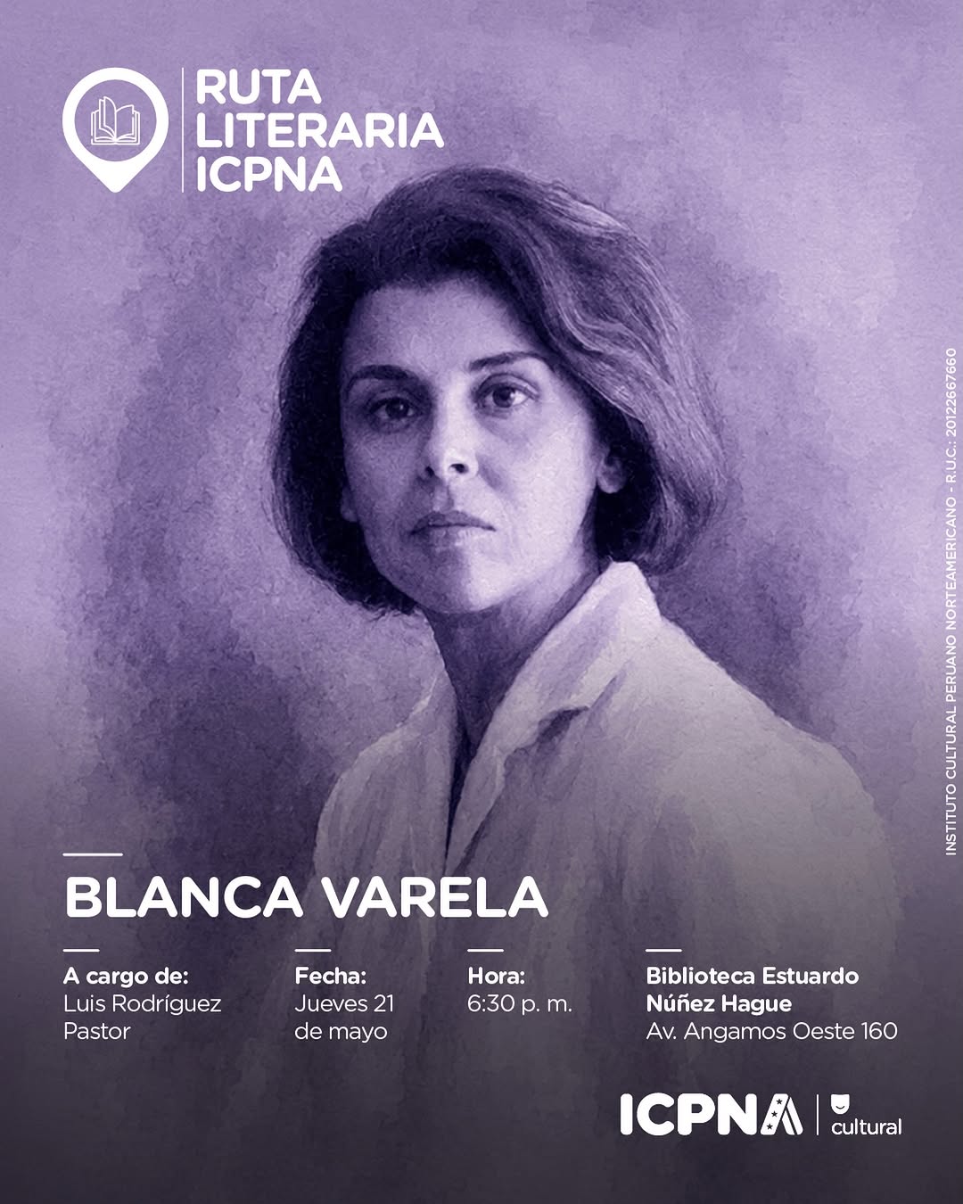 RUTA LITERARIA: BLANCA VARELA