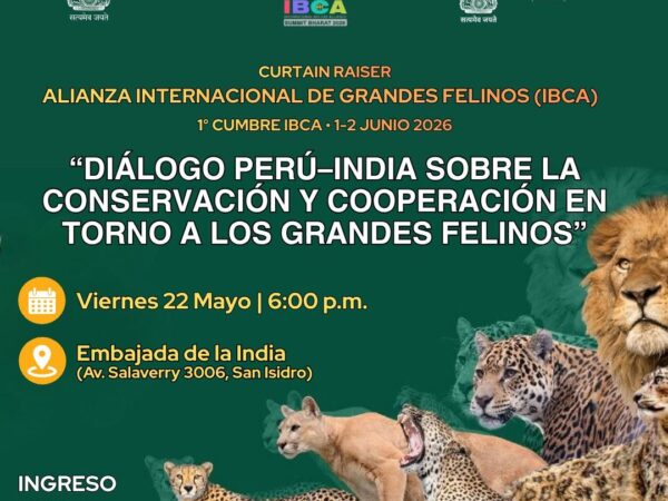 DIÁLOGO PERÚ-INDIA SOBRE CONSERVACIÓN