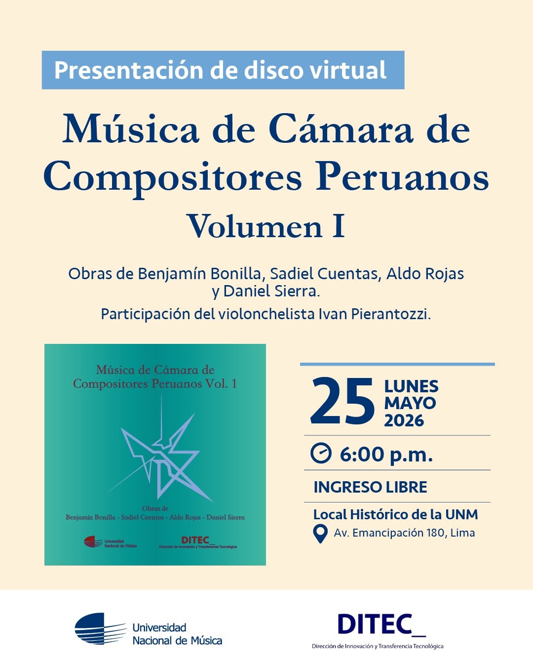 MÚSICA DE CÁMARA DE COMPOSITORES PERUANOS