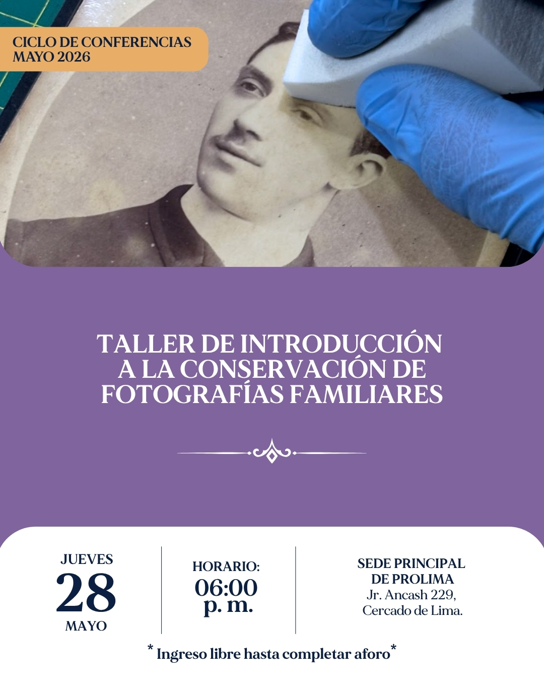 CONSERVACIÓN DE FOTOGRAFÍAS FAMILIARES