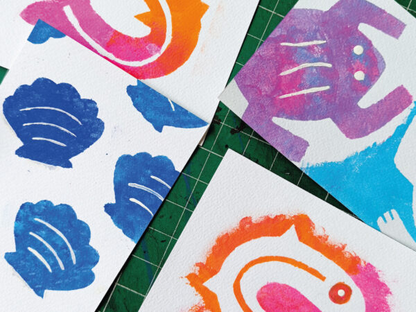 ILUSTRANDO CON STENCILS