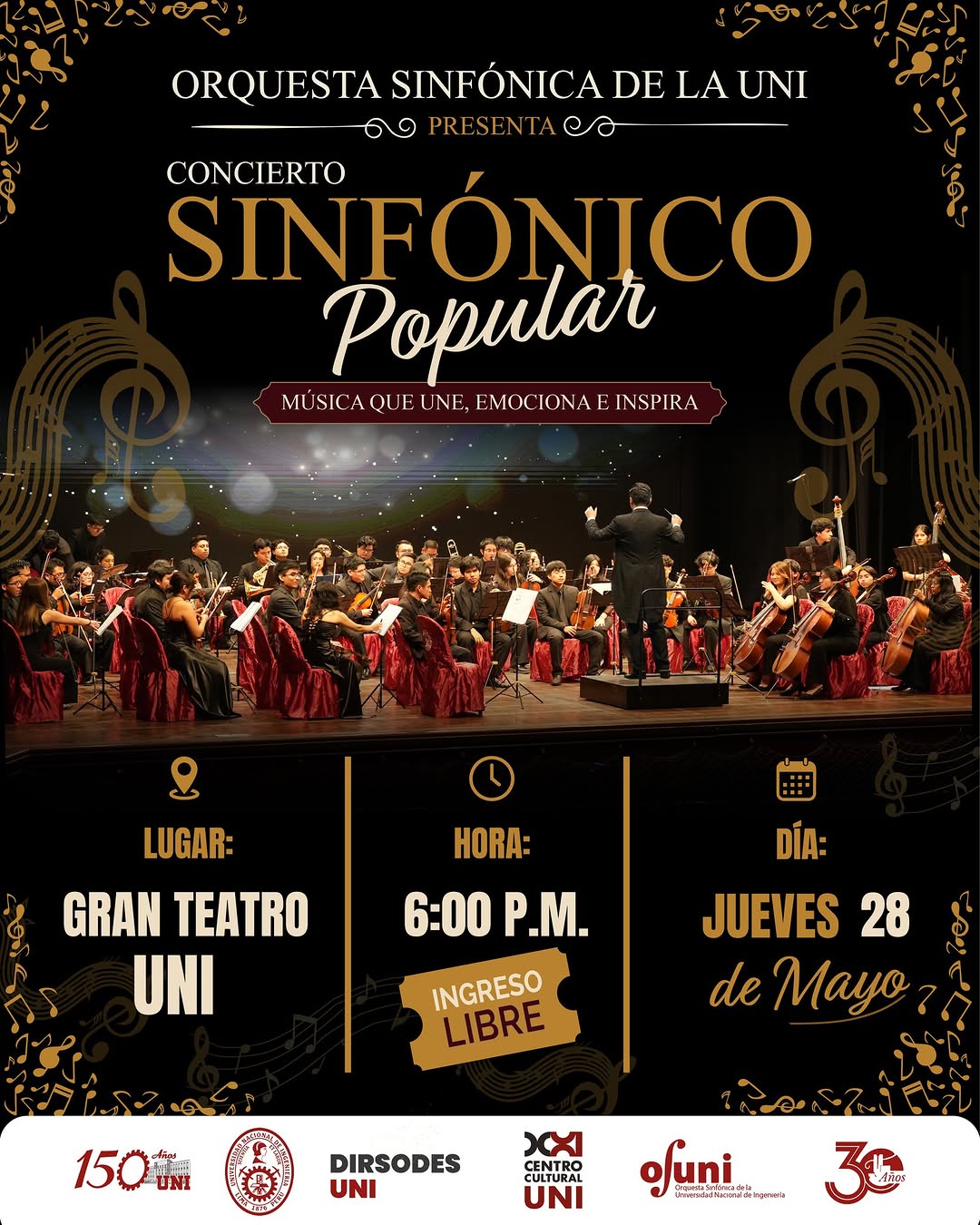 CONCIERTO SINFÓNICO POPULAR